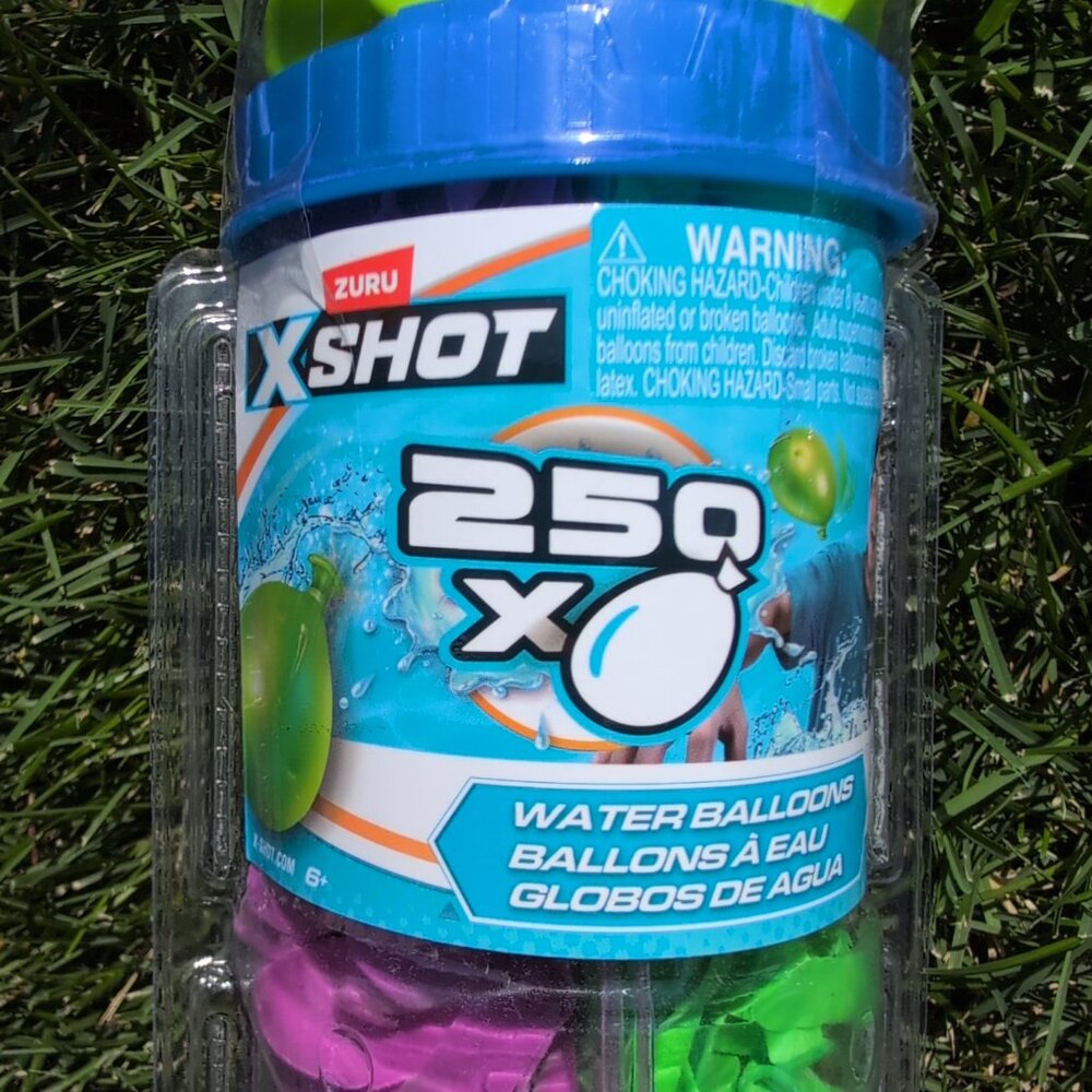 X-Shot 250 Water Balloons Refill Pack with Tap Connector Easy Fill & Tie 2 Pack - Picture 4 of 4
